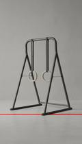 Matte Gymnastic Rings Quick-Release Straps